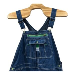 Men's Liberty Blue Jean Bib Overalls Carpenter 42x32 Denim Outdoor Work Cotton